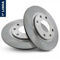 Disco de freio Traseiro Solido 206/207/306 1.4 8v/1.6 16v/2.0 8/16v/Xsara 1.6/1.8/2.0 16v