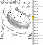 Acabamento do Parachoque Dianteiro