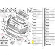 Acabamento do Parachoque - Lado Direito/ Sem Auxiliar