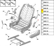 Alavanca de Comando do Banco - Lado Esquerdo