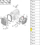 1628954980-Anel de Vedacao da Tampa do Cambio Automatico AL4 - Tampa Traseira/ Medida 50x54