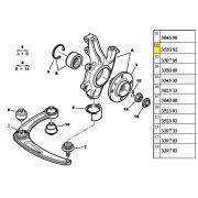 3521P3-Bandeja da Suspensao do Lado Direito sem Pivo