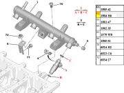 1984H2-Bico Injetor de Combustivel - Rosa