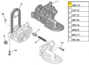 1001C9-Bomba de Oleo - Engrenagem Pequena/ 21 Dentes