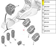 Botao do Vidro Eletrico