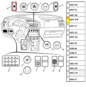 Botao do Vidro Eletrico