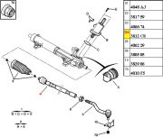 3812E3-Barra Axial da Direcao