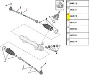 3812F2-Barra Axial da Direcao