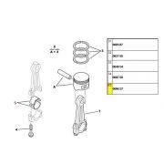 0606S7-Bronzina de Biela- Medida 0,50