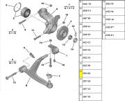 352383-Bucha da Bandeja da Suspensao - Ponta/Aluminio