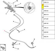 474636-Cabo de Freio de Mao - Freio a Disco