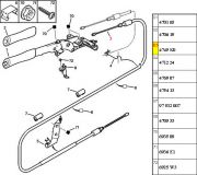 4745K0-Cabo de Freio de Mao - Lado Esquerdo/ Freio a Disco