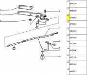 Cabo de Freio de Mao - Lado Esquerdo