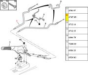 4745X8-Cabo de Freio de Mao Lado Esquerdo