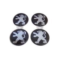 Adesivo para Calota - Roda de Liga Leve/ Medida 51mm - Preto