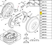 4402E7-Cilindro de Freio Lado Direito/Esquerdo, Sistema Lucas