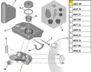 4601H5-Cilindro Mestre/ Medida 22,22mm