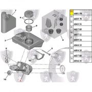 4601F8-Cilindro Mestre de Freio Sistema Teves/Bosch - Sem ABS/ Medida 20,63mm