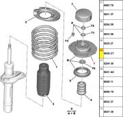 5038C7-Coxim do Amortecedor Dianteiro - Lado Esquerdo