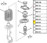 503850-Coxim do Amortecedor Dianteiro