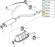 Coxim do Escapamento - Traseiro