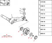 374872-Cubo com Rolamento Traseiro - Com ABS