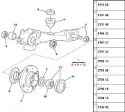 370142-Cubo de Roda Traseira - Sem ABS
