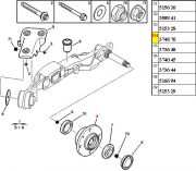374879-Cubo de Roda Traseiro - Com ABS