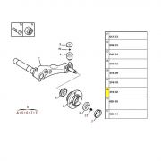 374832-Cubo com Rolamento Traseiro - Sem ABS/ Freio a Disco