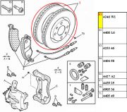 Disco de freio Dianteiro Ventilado Peugeot 2008/307/308/408/5008 1.6 2.0 16v/Citroen Air Cross/C3/C3 Picasso/C4/C4 Lounge/C4 Pallas/C5/DS3/Xsara Picasso