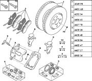 Disco de Freio Dianteiro Ventilado 206 D4D/306/405/Partner/Berlingo/Xsara/Picasso/ZX 1.6 1.8 2.0 16v