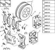 Disco de freio dianteiro ventilado peugeot/207/208 1.2 1.5/307/Partner/Hoggar/Citroen C3/ C4 Hatch/ C4 Pallas/Xsara/ Xsara Break/ Xsara Picasso/Berlingo 206 1.0 1.4 1.6 8/16v