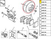 4246T6-Disco de Freio Traseiro - Solido