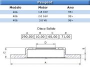 4246T6-Disco de Freio Traseiro - Solido