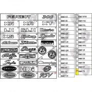 Emblema "16" - Vermelho