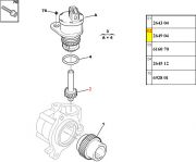 264904-Pinhao do Sensor de Velocidade - 19 Dentes