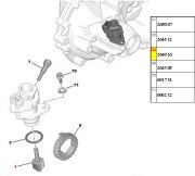 264916-Pinhao do Sensor de Velocidade - 17 Dentes