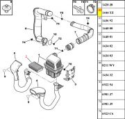 1444TZ-Filtro de Ar - Medida 244x168x68