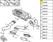 144486-Filtro de Ar - Medida 302x103x50