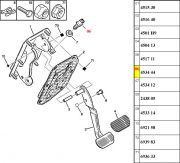 453444-Interruptor de Luz de Freio - 2 Pinos