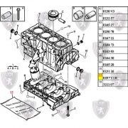 0209Z3-Jogo de Junta Superior do Motor - Com Retentor/ Junta do Cabecote de Fibra