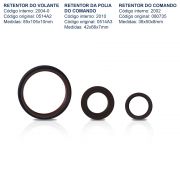 9804548280-Jogo de Junta do Motor - Com Retentor (Com Tampa de Valvula Baquelite)