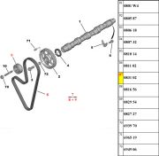 0831Q3-Kit Correia Dentada - 104 Dentes