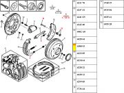 430853-Kit de Reparo de Molas Freio Traseiro - Sistema Bendix/ Molas do Patim de Freio