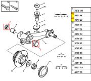 513148-Kit de Reparo do Eixo Traseiro/ Medida Interna 50mm