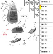 Lanterna de Neblina Traseira - Lado Direito