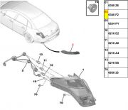 Lanterna de Neblina Traseira - Lado Esquerdo
