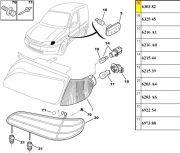 Lanterna de Pisca - Lado Direito