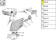 Lanterna do Pisca - Lado Esquerdo