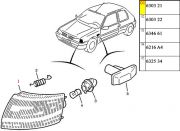 Lanterna de Pisca - Lado Direito
